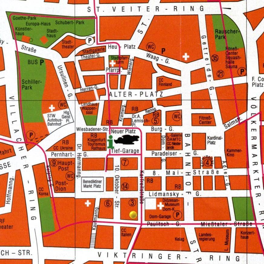 Klagenfurt Map