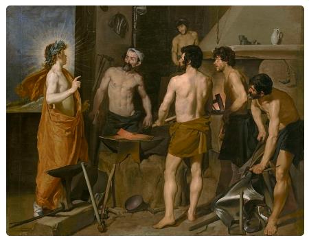 La Fucina di Vulcano, 1630 - Velázquez 