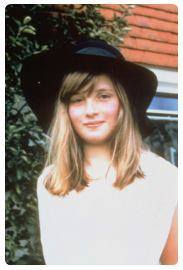 Lady Diana da giovane