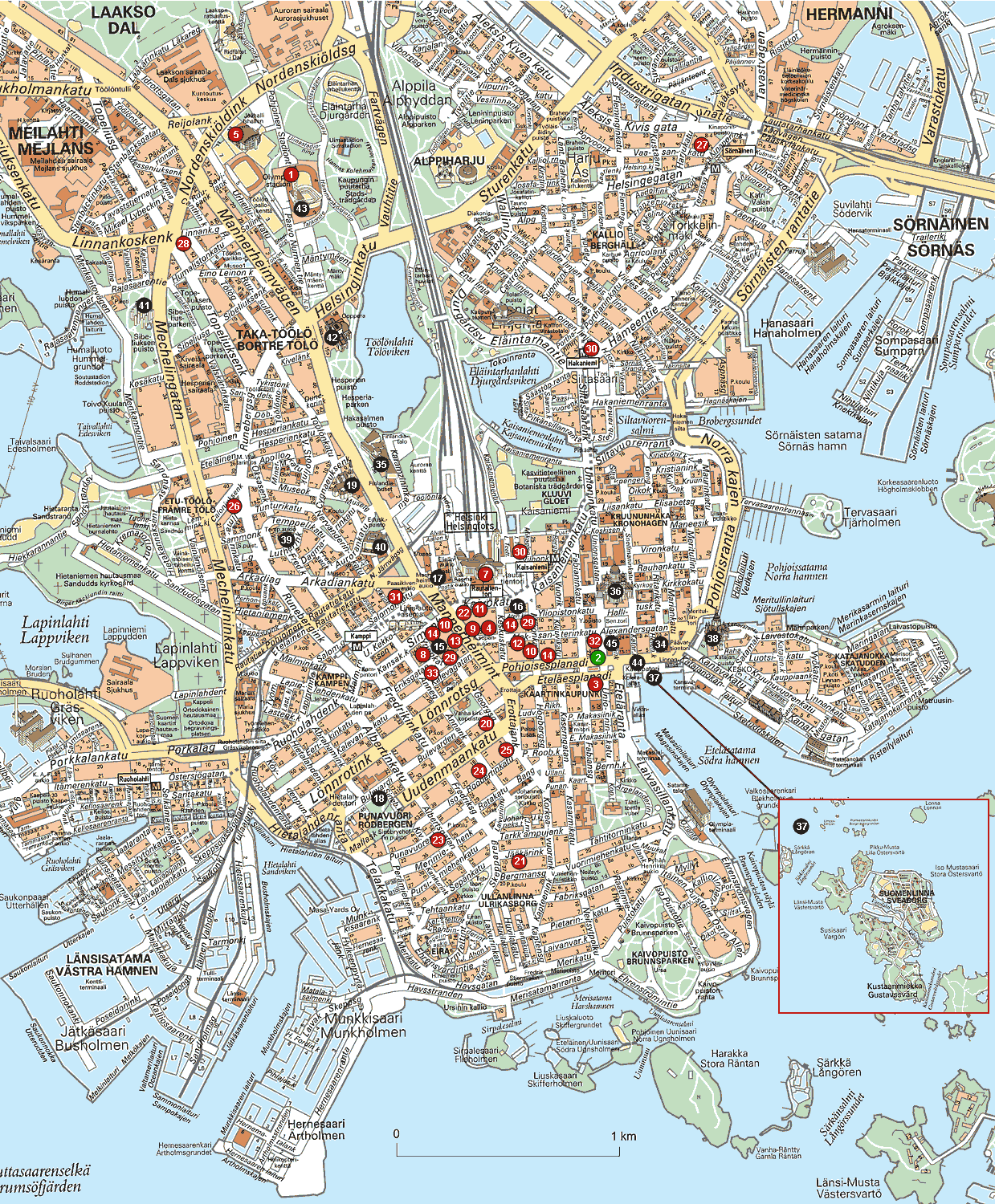 helsinki map replica