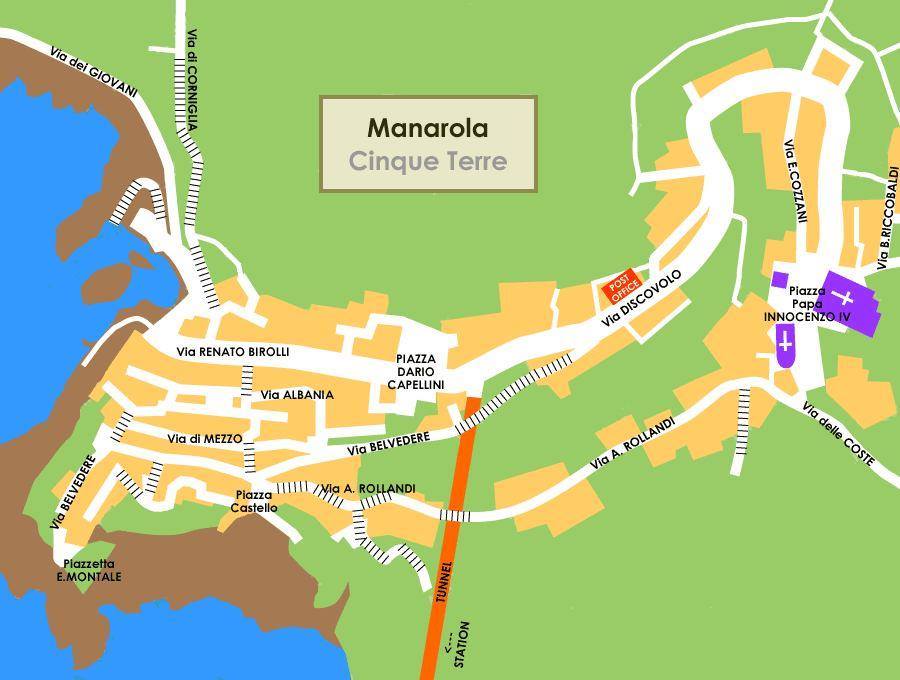 Map of Manarola