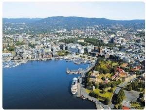Oslo veduta dall'alto