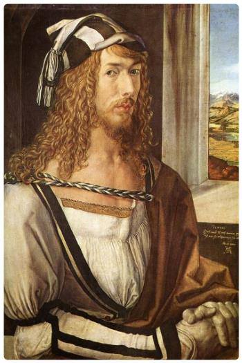 Albrecht Durer. Autoritratto con guanti - Museo del Prado 