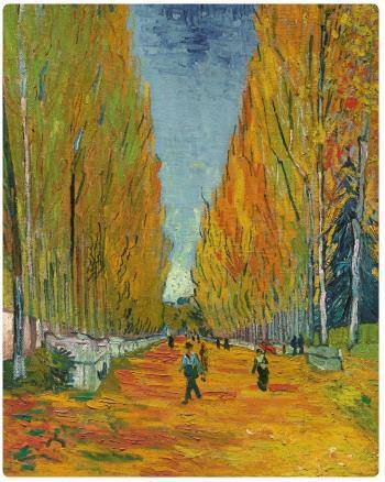 Les Alyscamps des Aluscamps - Van Gogh - 1888