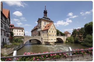 Ponte con il municipio di Bamberga