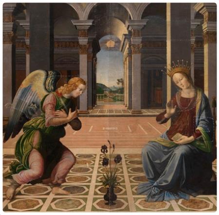 Annunciazione - Pietro Donzello - Basilica di Santo Spirito a Firenze