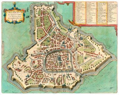 Antica mappa di Padova