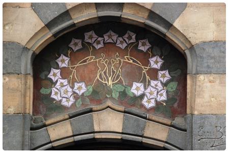 Art Nouveau - decorazione floreale
