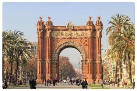 Barcellona Arco di Trionfo