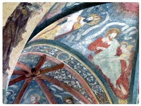 Basilica di San Giorgio di Praga - Affrescro interno