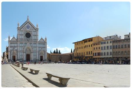 Piazza Santa Croce a Firenze