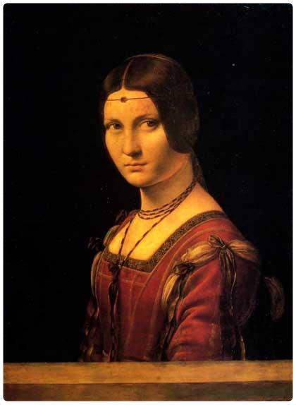 Belle Ferroriere - Ritratto di Dama - Leonardo da Vinci 