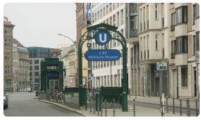 Una stazione metropolitana a Berlino