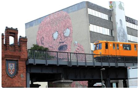 I murales di BLU – writer italiano a Berlino