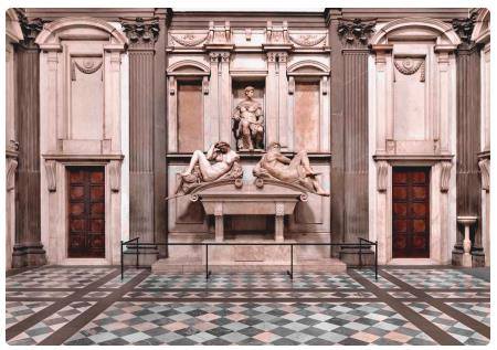 Tomba di Giuliano de Medici - Sagrestia Nuova - Basilica di San Lorenzo - Firenze