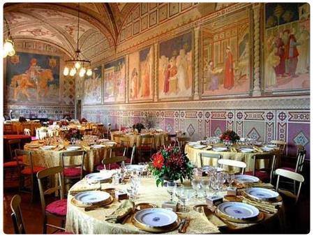 Sala interno castello di Fosdinovo