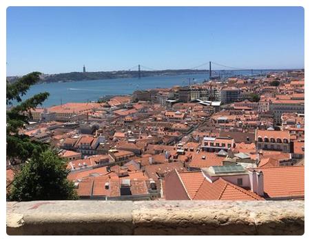 Castello di São Jorge - Panorama dall'alto