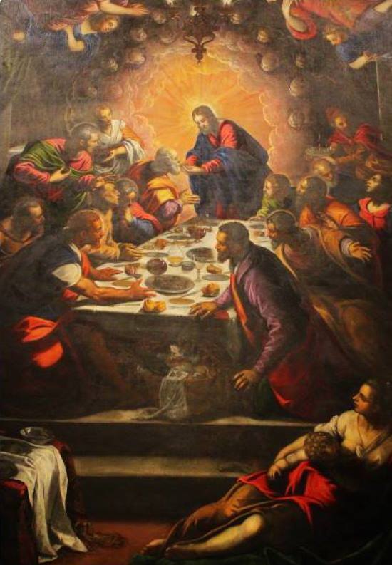 Ultima cena di Jacopo Tintoretto