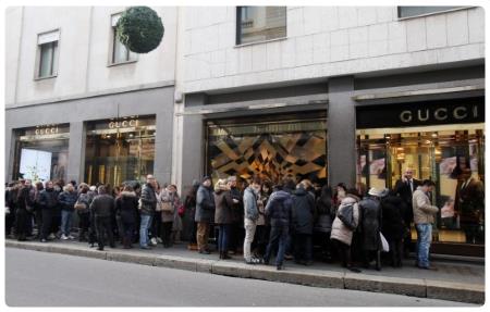 Via Montenapoleone a Milano