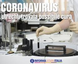 CORONAVIRUS: Utrecht, trovata possibile nuova cura