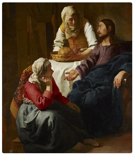 Cristo in casa di Marta e Maria