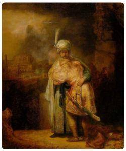 Davide e Gionata - Rembrandt - Museo dell'Ermitage