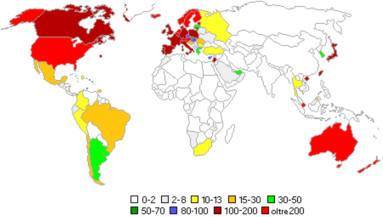 Internet nel mondo