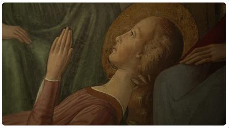 Collegiata San Gimignano Affresco Santa Fina