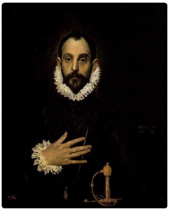 El Greco - Autoritratto da giovane