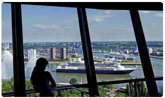Vista dalla torre Euromast a Rotterdam