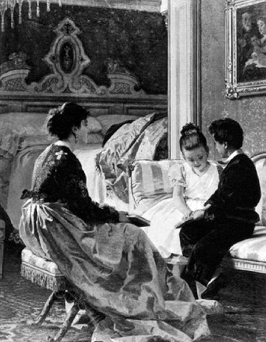 Famiglia alla fine dell'800