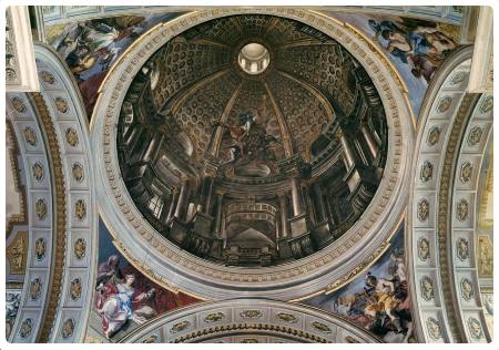 Finta Cupola - Badia delle SS. Flora e Lucilla ad Arezzo