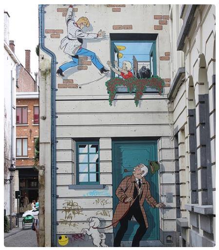 Itinerario fumetti a Bruxelles