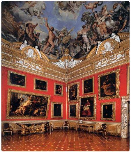 Galleria Palatina - Affresco di Pietro da Cortona - Palazzo Pitti Firenze