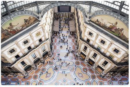 Galleria Vittorio Emanuele II - Piazza dei Milanesi