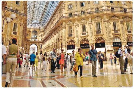 Galleria Vittorio Emanuele II - Piazza dei Milanesi