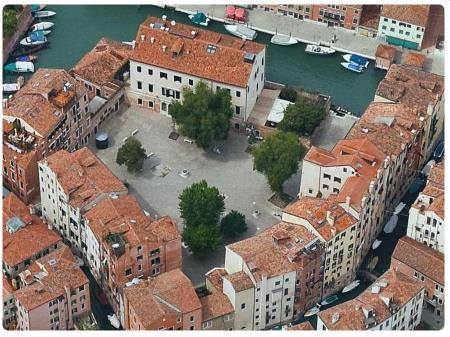 Ghetto di Venezia dall'alto