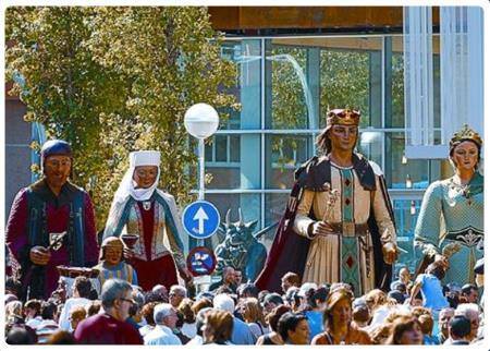 Gigantes Festa de la Mercè a Barcellona
