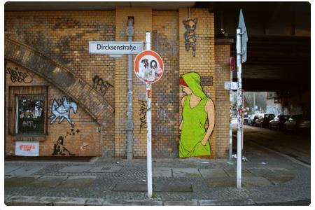 Graffiti in Dircksenstrasse