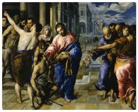 Guarigione del Cieco - El Greco