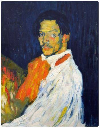 Kunsthaus Zurich- Auto ritratto di Pablo Picasso 1901