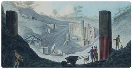 La scoperta del tempio di Isis a Pompei - Pietro Fabbris