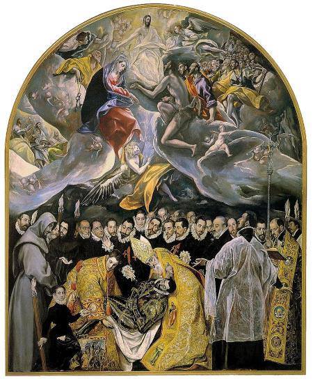 El Greco - La sepoltura del conte Orgaz