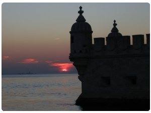 Panorama di Lisbona dalla Torre di Belem