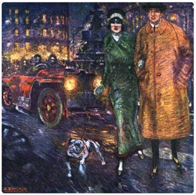 Aroldo Bonzagni - Londra sotto la Pioggia