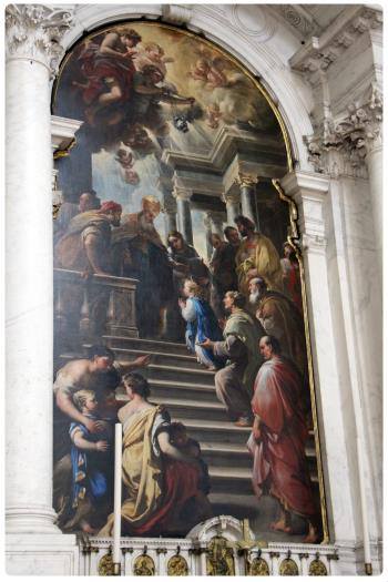 Luca Giordano - Presentazione della Vergine al Tempio