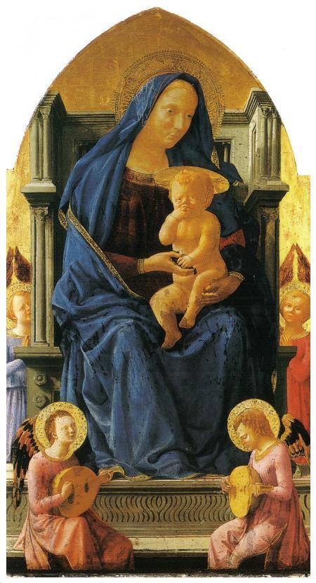 Madonna con Bambino - Polittico di Pisa - National Gallery di Londra