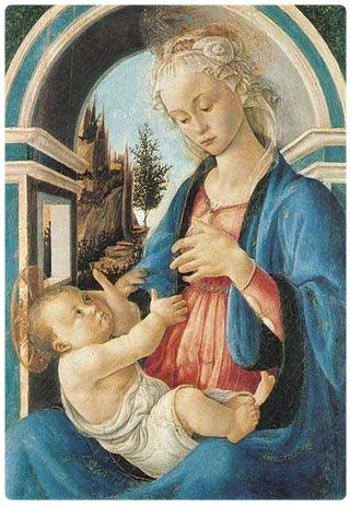 Madonna con bambino - Botticelli