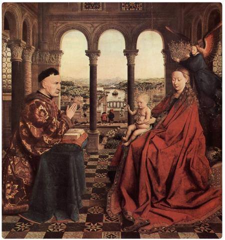 Madonna del Cancelliere Rolin - Jan van Eyck