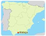 Malaga - Localizzazione geografica